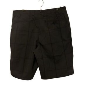 O’Neill Size 34 Dark Gray Plaid Shorts